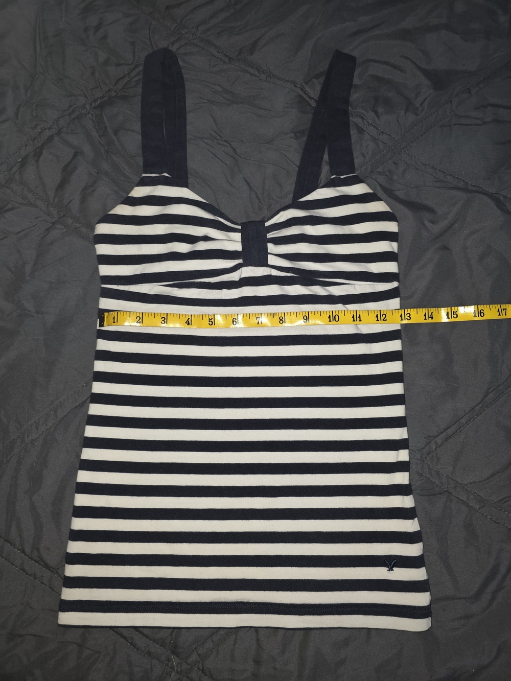 American Eagle Outfitters Navy and White Striped Camisole - Picture 3 of 4